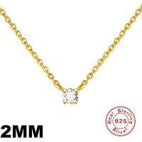 Gold-Tone Cubic Zirconia Pendant Necklace