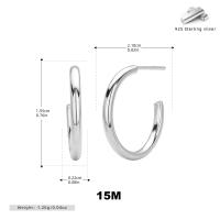Small Silver Hoop Earrings