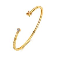 Gold-Tone Delicate Cuff Bracelet