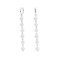 925 Silver Freshwater Pearl Dangle Earrings