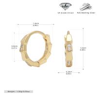 Gold Geometric Huggie Earrings