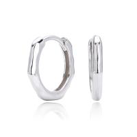 Silver Minimalist Small Hoop Earrings