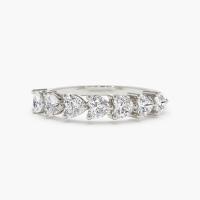 925 Silver Heart Cubic Zirconia Band