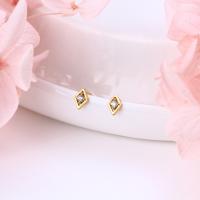 Gold Geometric Stud Earrings