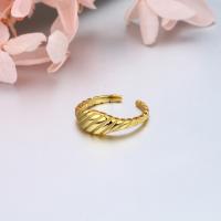 Gold Twisted Cuff Ring