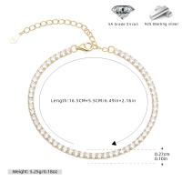 Gold Cubic Zirconia Tennis Bracelet