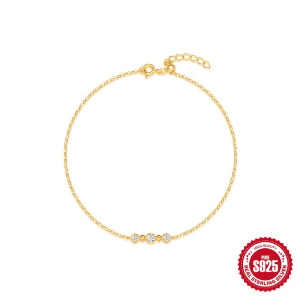 Gold-Plated Minimalist Chain Bracelet