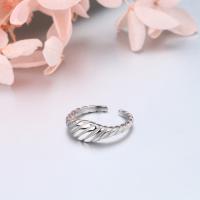Silver Twisted Cuff Ring
