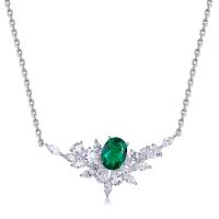 925 Silver Floral Pendant Necklace