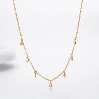 Gold Minimalist Station Necklace