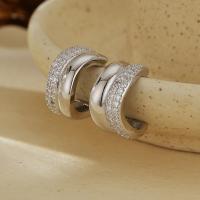 Silver Pavé Huggie Earrings