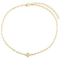 Gold-Yellow Delicate Chain Necklace