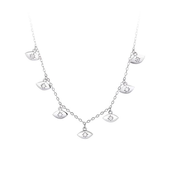 Silver Celestial Choker Necklace