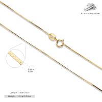 Gold-Plated Delicate Chain Necklace