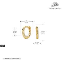 Gold-Tone Huggie Hoop Earrings