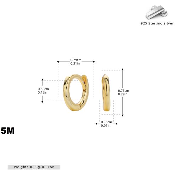 Gold-Tone Huggie Hoop Earrings