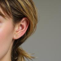 Gold Star Stud Earrings