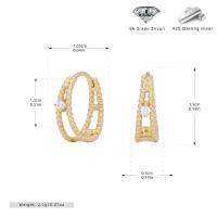 Gold Beaded Hoop Earrings