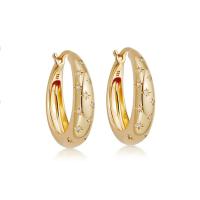 Gold Celestial Hoop Earrings