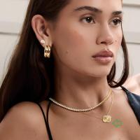 Gold Geometric Pendant Necklace