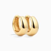 Gold Minimalist Huggie Hoop Earrings