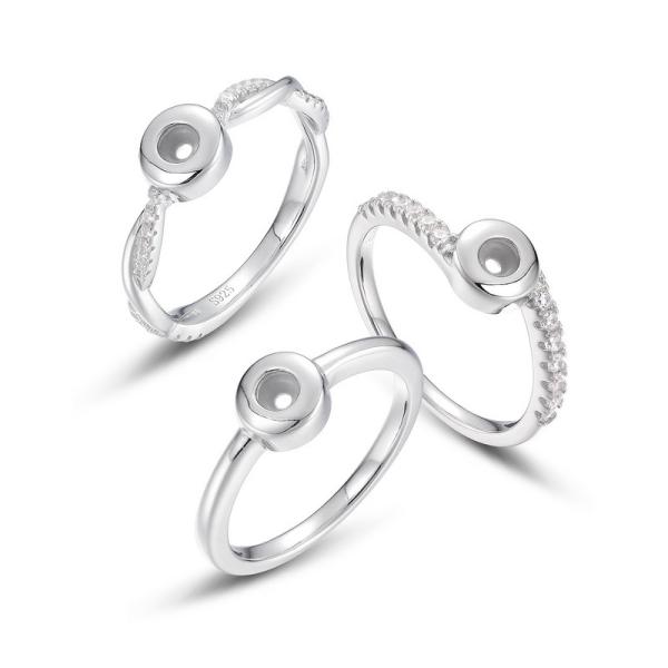 Silver Stackable Ring Set