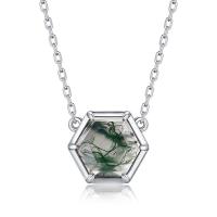 Hexagon Pendant Necklace