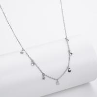 Silver Minimalist Station Necklace