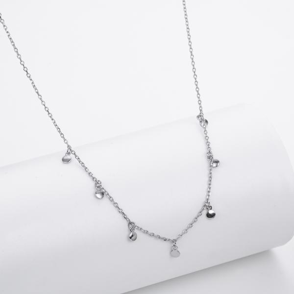 Silver Minimalist Station Necklace