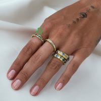 Gold-Yellow Pavé Band Ring