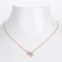 Gold Heart Charm Necklace