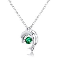 Silver Dolphin Pendant Necklace