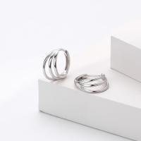 Triple Band Silver Ear Cuffs