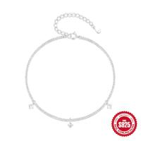 Sterling Silver Cubic Zirconia Choker Necklace