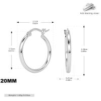 Sterling Silver Small Hoop Earrings