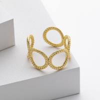 Gold Textured Geometric Cuff Bracelet