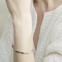 Twisted Silver Bangle