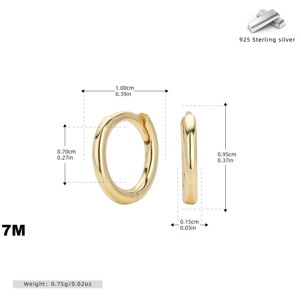 Gold-Tone Huggie Hoop Earrings