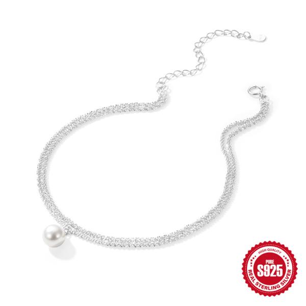 Sterling Silver Pearl Pendant Necklace