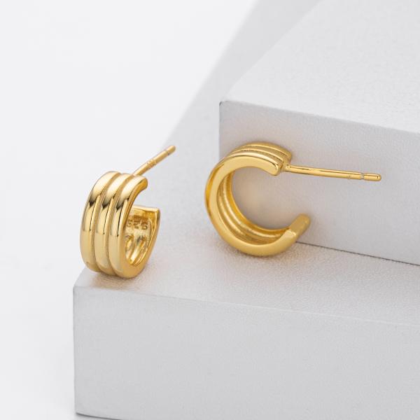 Small Gold Hoop Earrings