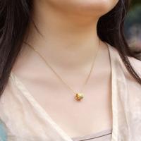 Gold Geometric Pendant Necklace