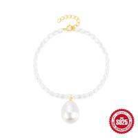 Sterling Silver Baroque Pearl Bracelet