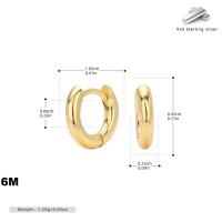 Gold Minimalist Huggie Hoops