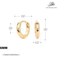 Gold-Tone Huggie Hoop Earrings