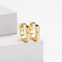 Gold Geometric Huggie Earrings