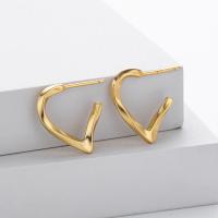 Gold-Plated High-Polish Hoop Earrings