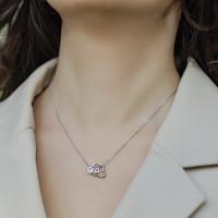 Silver Heart Cubic Zirconia Pendant Necklace