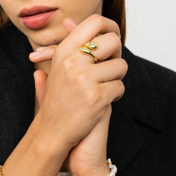 Gold Open Band Ring