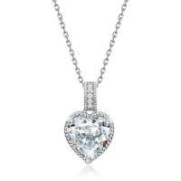 Heart Cubic Zirconia Pendant Necklace