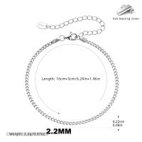 Delicate Silver Chain Bracelet